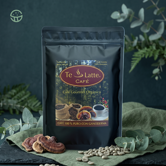 Cafe puro con ganoderma